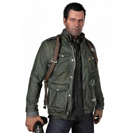 Frank West Dead Rising 4 Green Jacket - Image 2