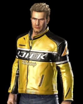 Dead Rising Chuck Greene Yellow Leather Jacket