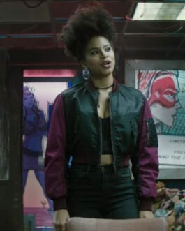 Zazie Beetz Deadpool 2 Bomber Jacket