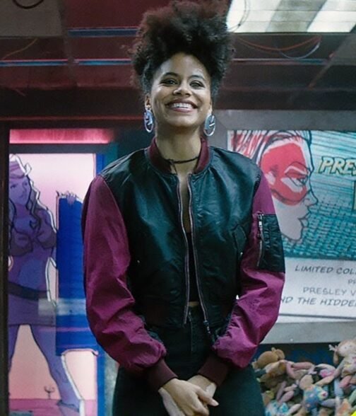 Zazie Beetz Deadpool 2 Bomber Jacket - Image 7