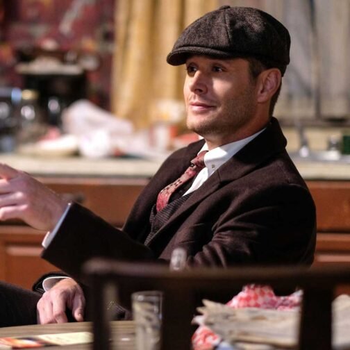 Supernatural Season 14 Jensen Ackles Brown Wool Coat - Image 7