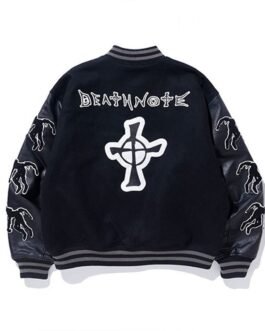 Death Note Black Varsity Jacket