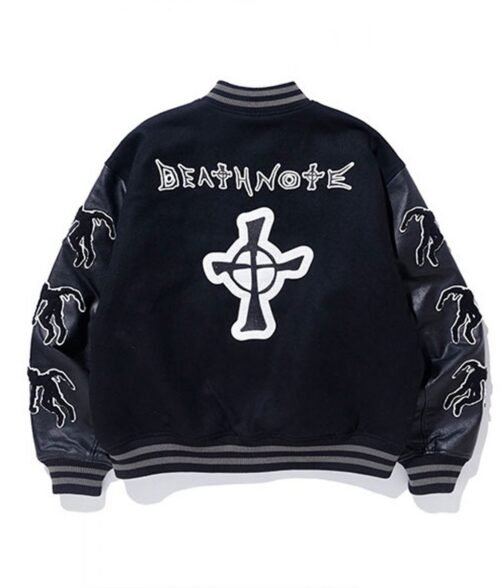 Death Note Black Varsity Jacket - Image 2