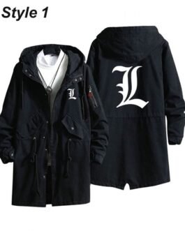 Death Note Black Cotton Hooded Coat