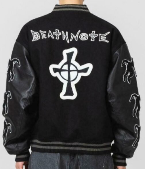 Death Note Black Varsity Jacket - Image 5