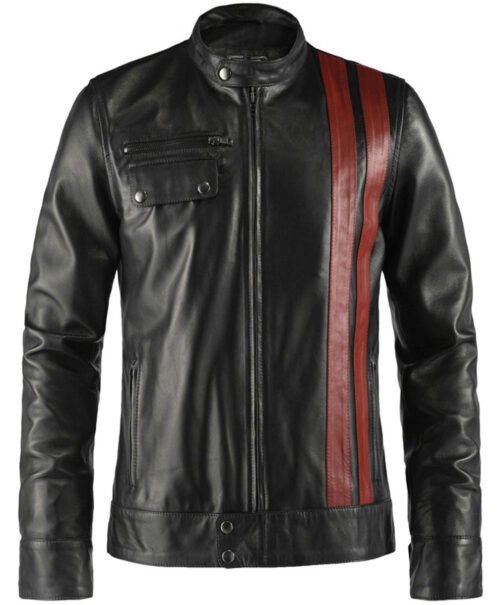 Frankenstein Death Race Biker Leather Jacket - Image 2