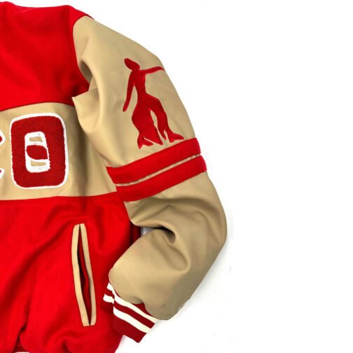 Delta Sigma Theta Ole Skool Letterman Jacket - Image 4