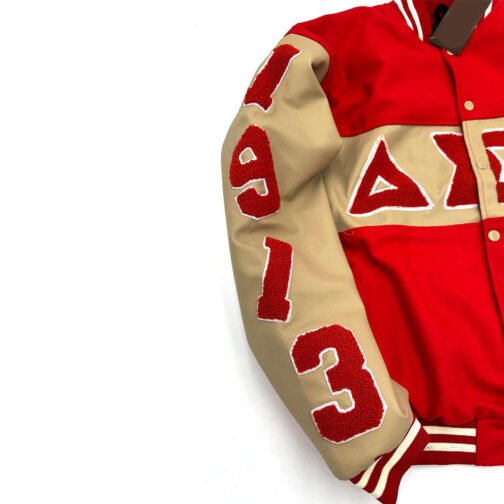 Delta Sigma Theta Ole Skool Letterman Jacket - Image 3