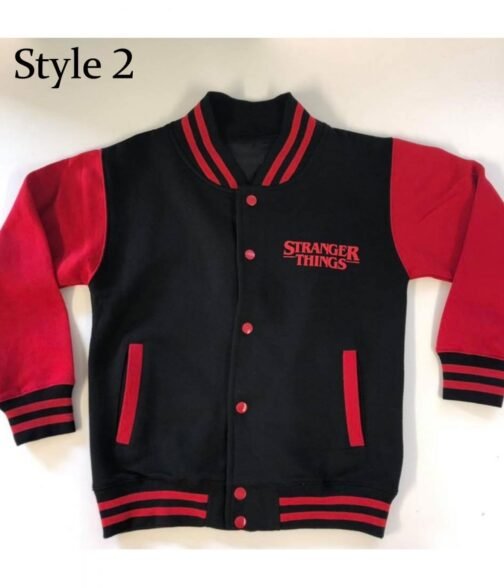 Varsity Demogorgon Hunter Stranger Things Wool Jacket - Image 2