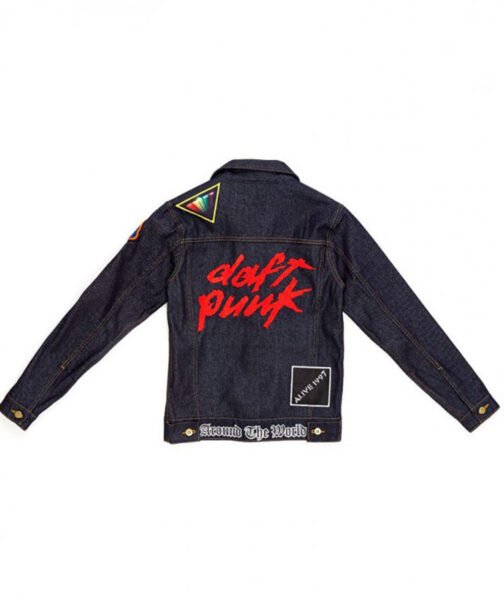 Daft Punk Around the World Denim Jacket - Image 3