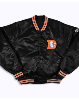 80’s Denver Broncos Black Bomber Jacket
