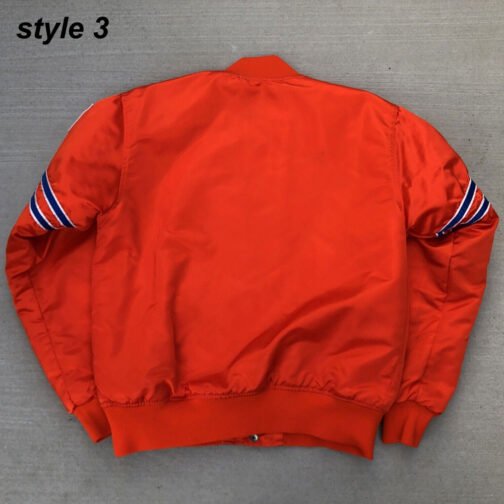 Denver Broncos Blue Satin Jacket - Image 6
