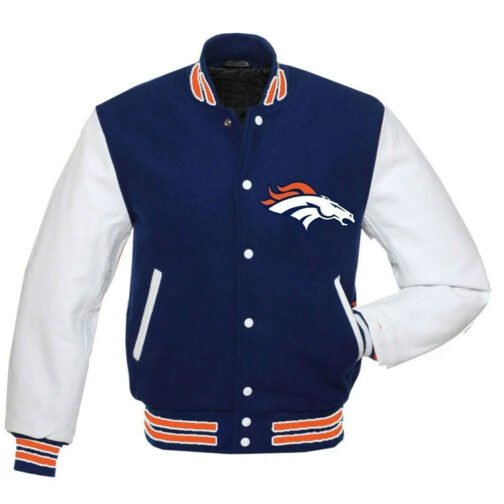 Denver Broncos Varsity Jacket - Image 2