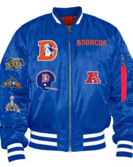 Denver Broncos Bomber MA-1 Jacket