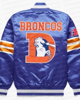 Denver Broncos Exclusive Blue Satin Jacket