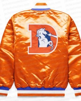 Denver Broncos Exclusive Orange Satin Jacket
