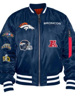 Denver Broncos Bomber MA-1 Jacket