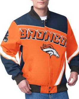 Denver Broncos Maximum Racing Orange Jacket