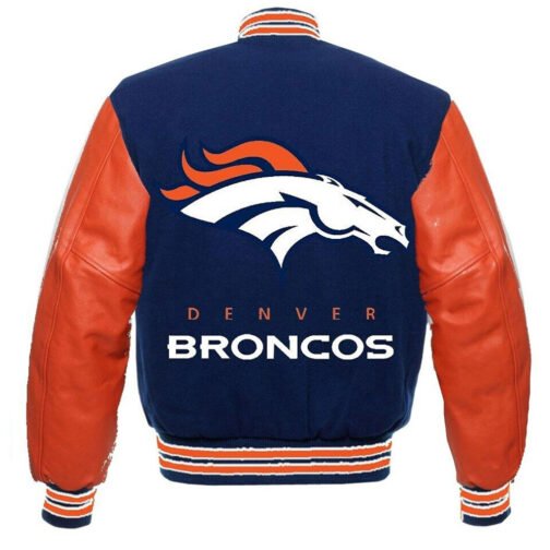Denver Broncos Varsity Jacket - Image 3