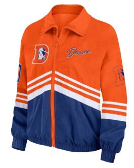 Denver Broncos Throwback Windbreaker Jacket