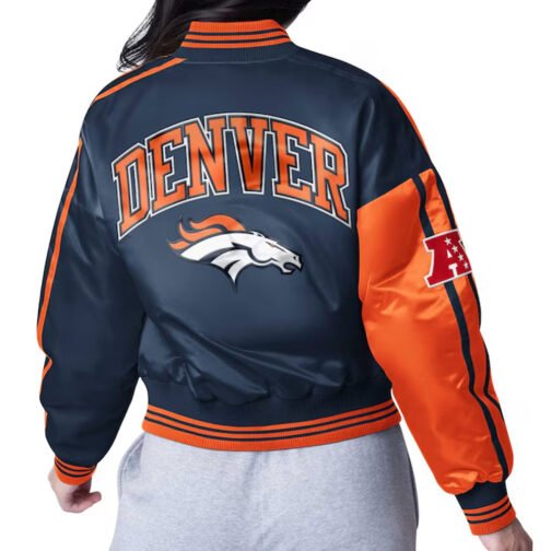 Denver Broncos Zone Blitz Orange/Navy Jacket - Image 2