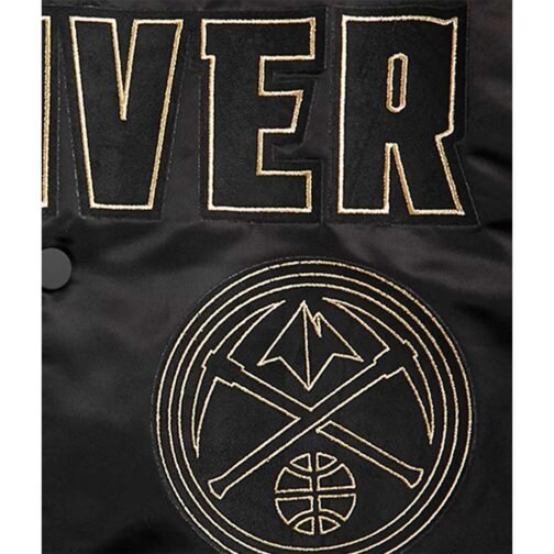 2023 Finals Champions Denver Nuggets Black Jacket - Image 6