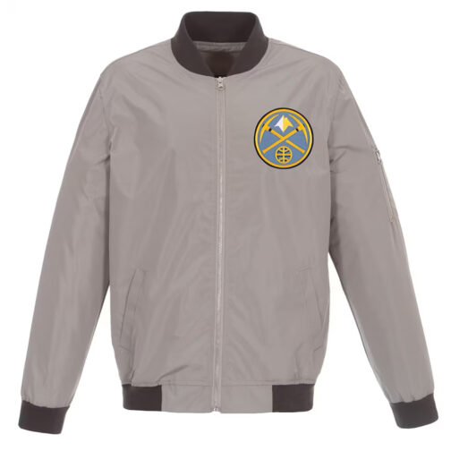 Denver Nuggets Bomber Lightweight Nylon Jacket - Image 2