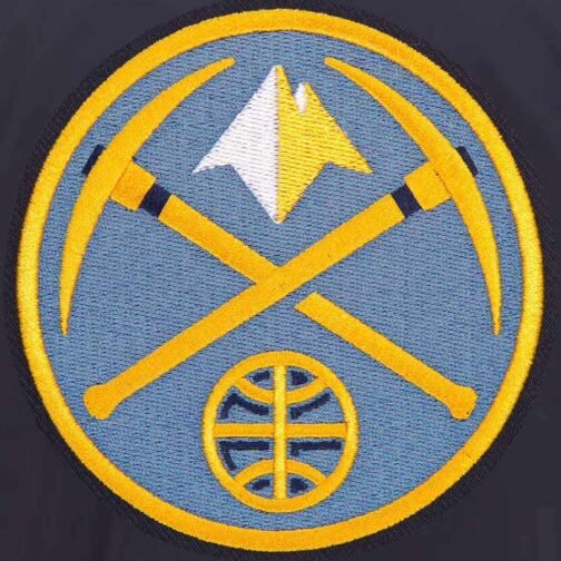 Denver Nuggets Bomber Lightweight Nylon Jacket - Image 3