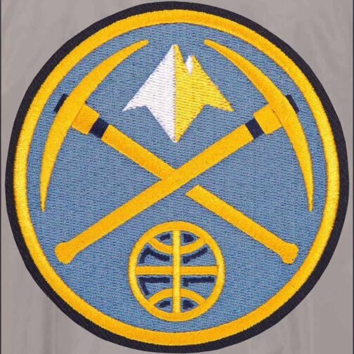 Denver Nuggets Bomber Lightweight Nylon Jacket - Image 4