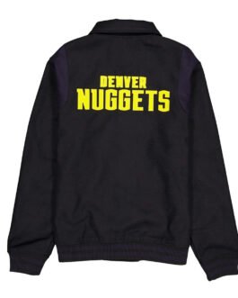 Denver Nuggets Sport Night Teddy Varsity Jacket