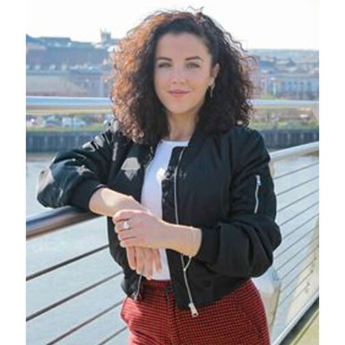 Jamie-Lee O’Donnell Derry Girls Black Bomber Jacket - Image 5