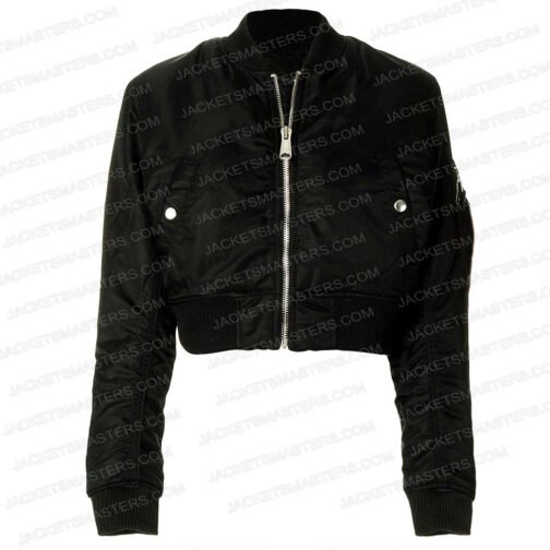 Jamie-Lee O’Donnell Derry Girls Black Bomber Jacket - Image 4