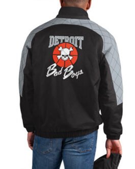 Detroit Bad Boys Black The Body Check Pullover Jacket