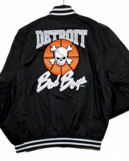 Detroit Bad Boys Coaches Striped Jacket
