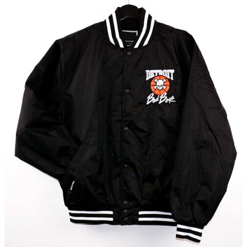 Detroit Bad Boys Coaches Striped Jacket