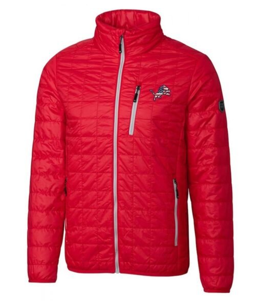 Puffer Detroit Lions Americana Rainier Red Jacket