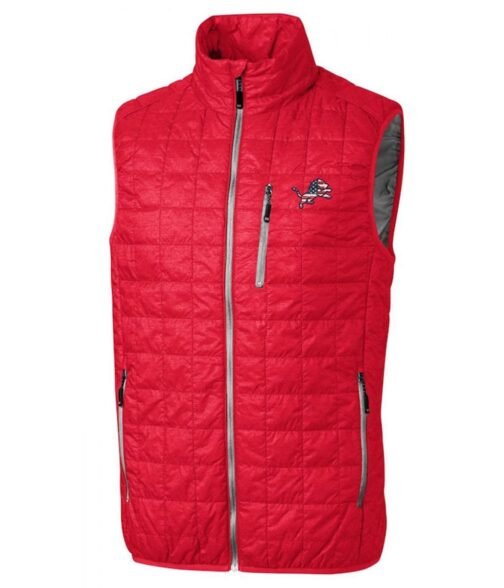 Puffer Detroit Lions Americana Rainier Red Vest