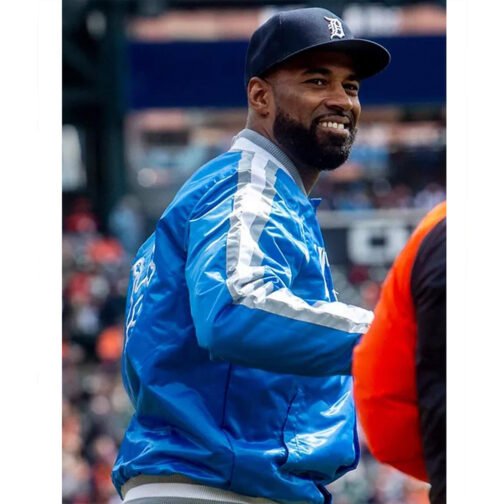 Calvin Johnson Detroit Lions Jacket - Image 8