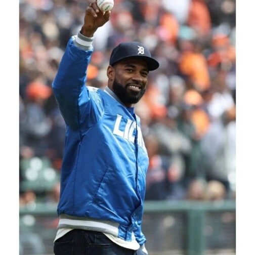 Calvin Johnson Detroit Lions Jacket - Image 9