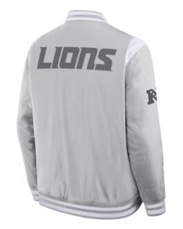 Elements Elite Detroit Lions Gray Jacket