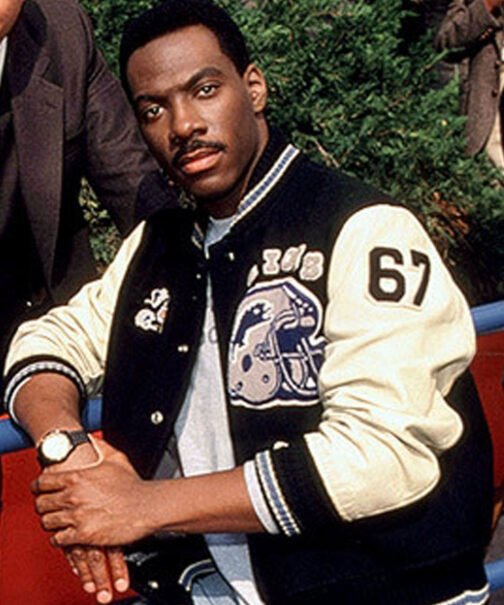 Axel Foley Beverly Hills Cop Letterman Jacket - Image 5