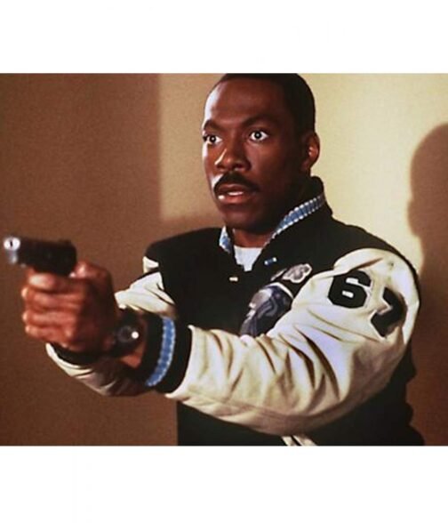 Axel Foley Beverly Hills Cop Letterman Jacket - Image 9