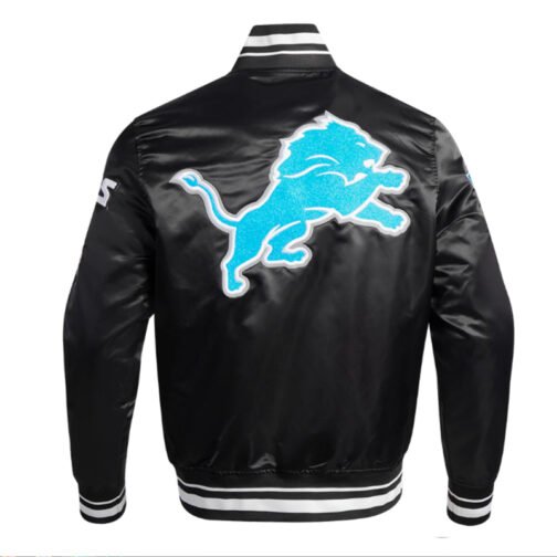 Detroit Lions Mashup Classic Rib Satin Jacket - Image 2