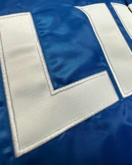 Detroit Lions Bubble Puffer Satin Jacket