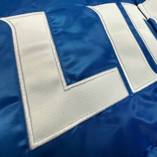 Detroit Lions Bubble Puffer Satin Jacket - Image 2
