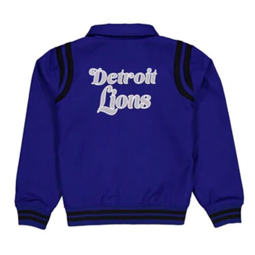 Detroit Lions Sport Night Teddy Varsity Jacket - Image 2