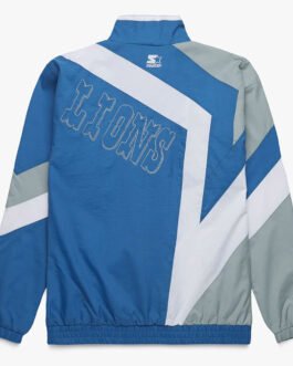 Detroit Lions Star Windbreaker Jacket