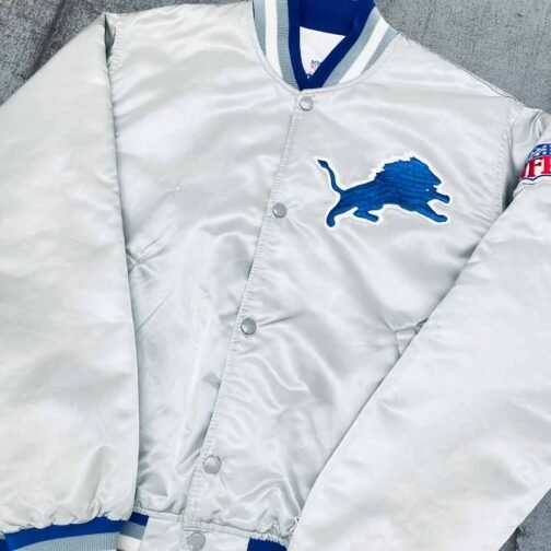 Detroit Lions Satin Jacket - Image 6