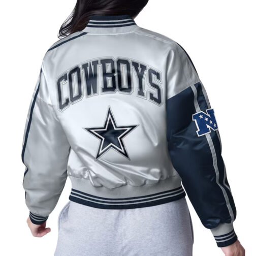 Dallas Cowboys Zone Blitz Navy/Silver Jacket - Image 2