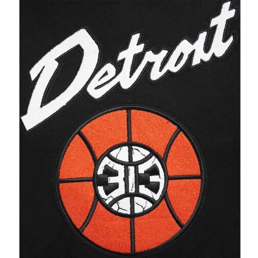 Detroit Pistons 2023/24 City Edition Varsity Jacket - Image 5